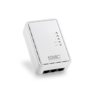 Smc Adaptador Homeplug Av  200mbps  Ez Connect Powerline
